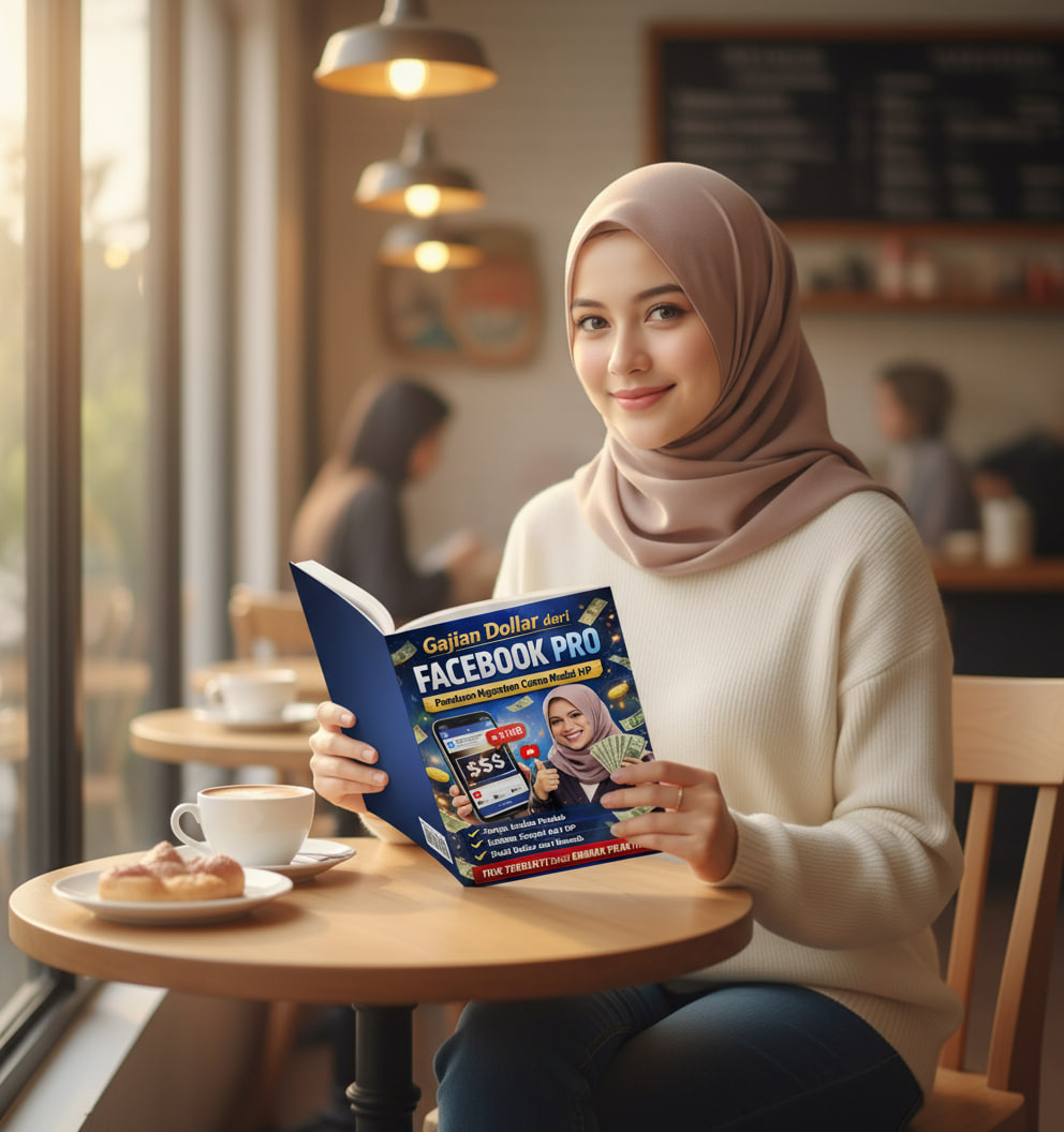 orang tersenyum memegang uang